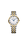 Raymond Weil Toccata men's watch white dial Roman numerals - British product