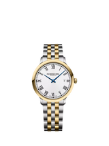 John Lewis Raymond Weil Men's Toccata 39.5mm Date Roman Numerals Bracelet Strap Watch- Buy online at McGrocer