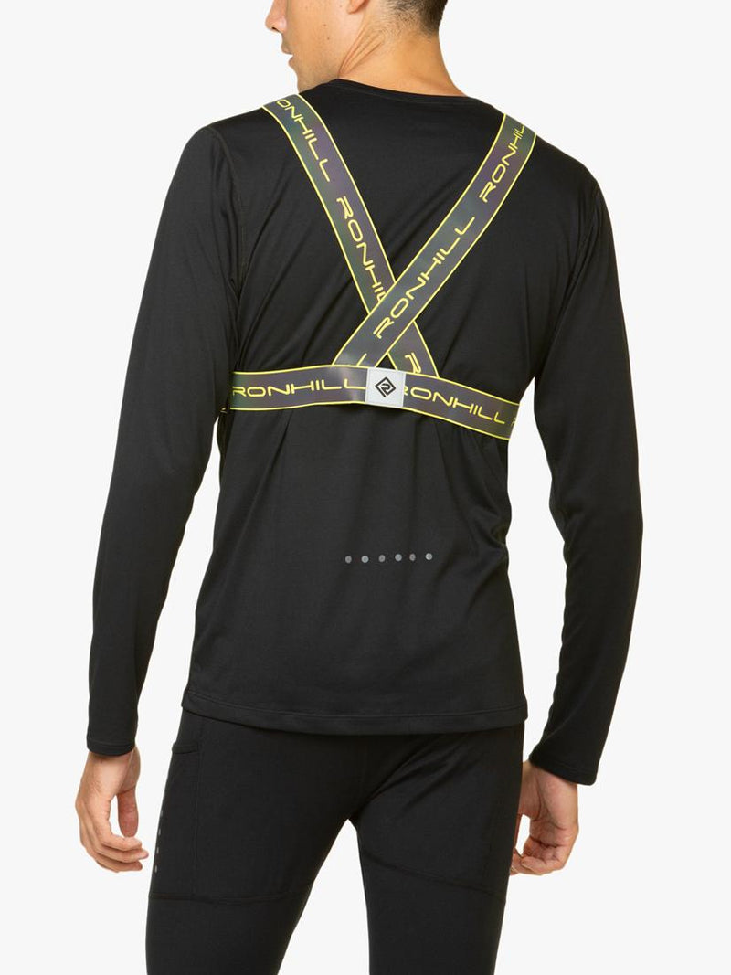 Ronhill reflect running belt Fluo Yellow, imported from the UK
