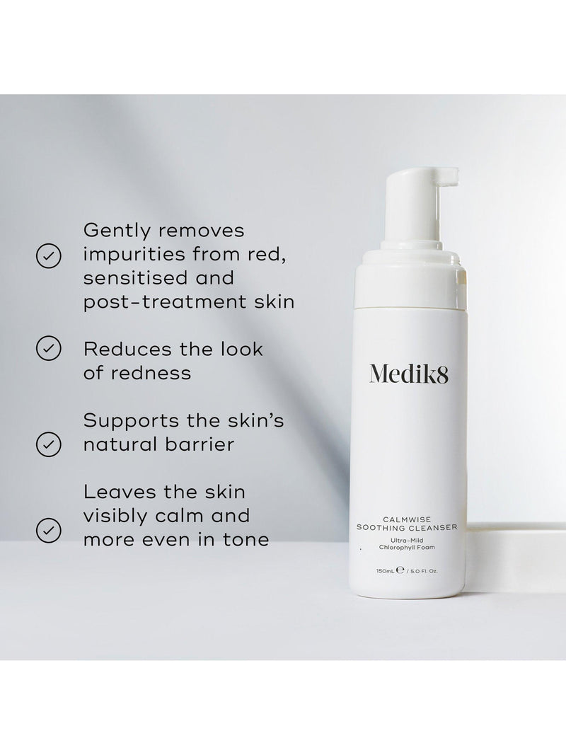 Medik8 Calmwise Soothing Cleanser 150ml, imported from the UK