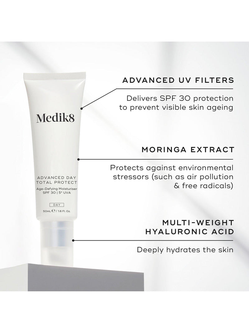 Medik8 Advanced Day Total Protect SPF 30 50ml (British brand)