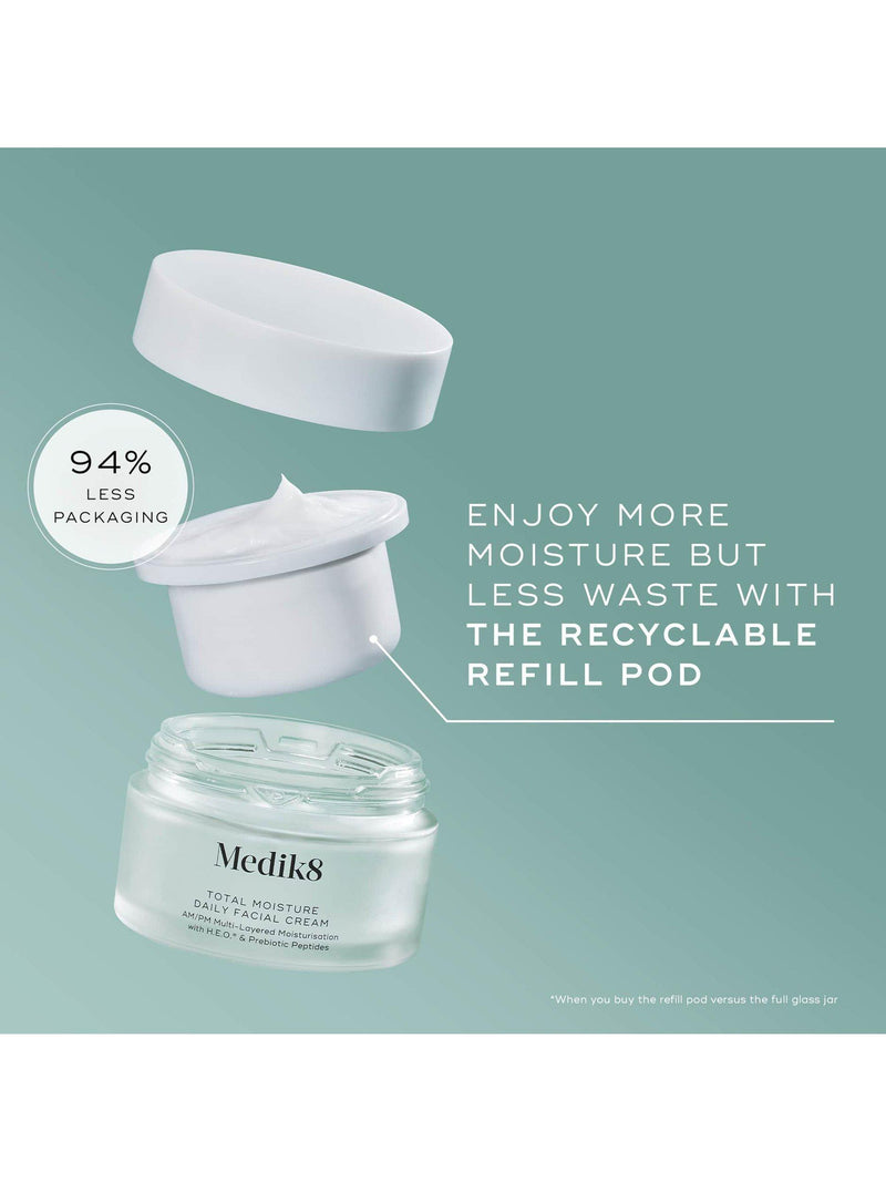 Medik8 Total Moisture daily facial cream 50ml, imported from the UK