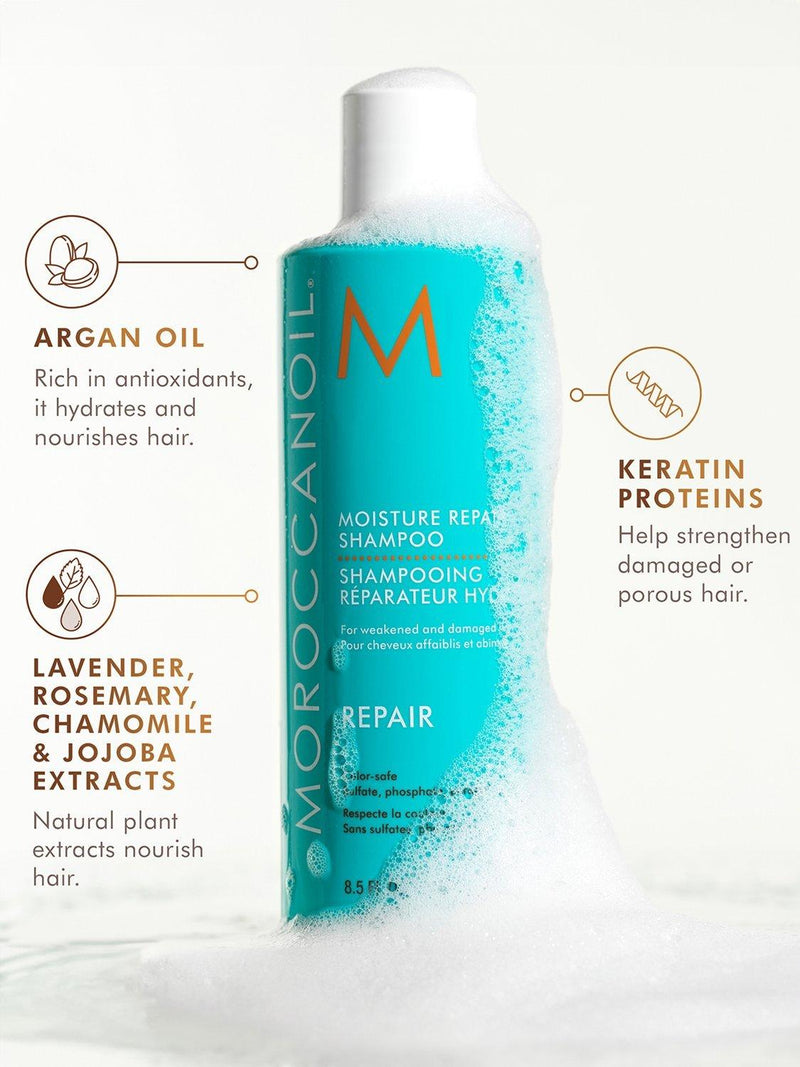 Moroccanoil Moisture Repair shampoo 250ml, imported from the UK