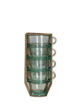 John Lewis Vidrios San Miguel Recycled Glass Stackable Espresso Cups Set, 100ml- Buy online at McGrocer
