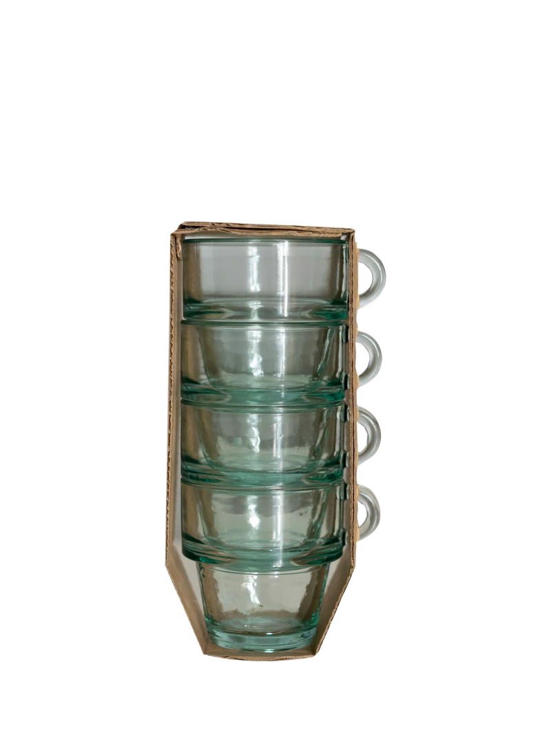 Vidrios San Miguel recycled glass espresso cups set of 4, UK version