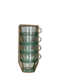 Vidrios San Miguel recycled glass espresso cups set of 4, UK version