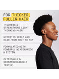 Nioxin thickening shampoo for natural hair with light thinning 300ml, imported from the UK
