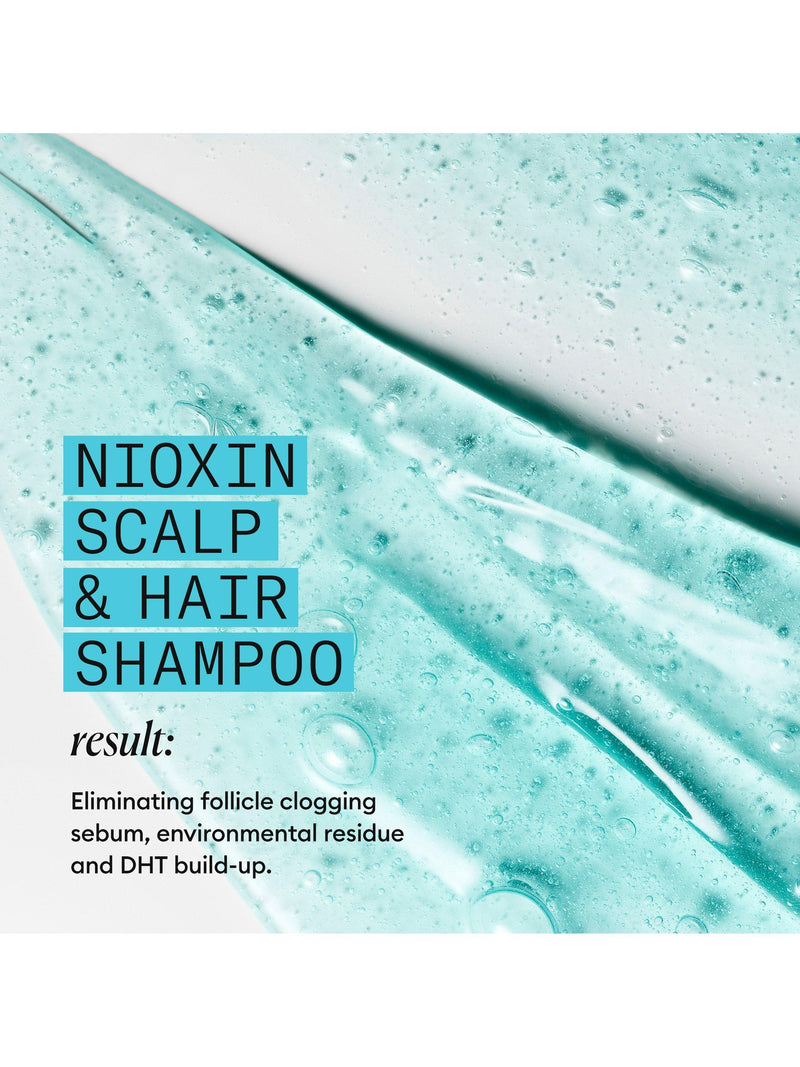 Nioxin System 3 Scalp & Hair Thickening Shampoo for coloured or dry damaged hair 300ml, imported from the UK
