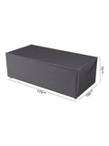 Pacific garden bench cover anthracite 170x100cm, imported from the UK