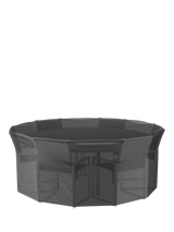 John Lewis Pacific Aerocover Round Garden Dining Furniture Set Cover 200cm Anthracite- Buy online at McGrocer