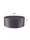 Pacific Aerocover round garden furniture cover 200cm anthracite, imported from the UK
