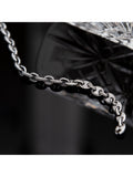 Hoxton London chain bracelet with cubic zirconia 20cm, UK version