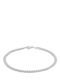 Hoxton London silver curb chain bracelet D20cm - British product