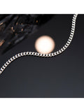 Hoxton London silver curb chain bracelet D20cm - British product