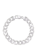 Hoxton London silver curb chain bracelet 20cm (British brand)