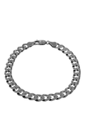 Hoxton London flat curb chain bracelet 20cm, UK version