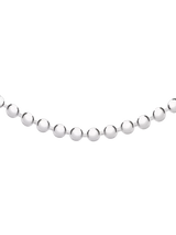 John Lewis Hoxton London Men's Ball Chain Necklace Silver 56cm- Buy online at McGrocer
