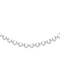 Hoxton London men's silver ball chain necklace, imported from the UK