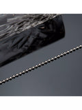 Hoxton London men's silver ball chain necklace, imported from the UK
