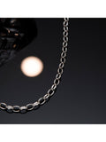 Hoxton London oval belcher chain necklace 5mm 51cm, imported from the UK