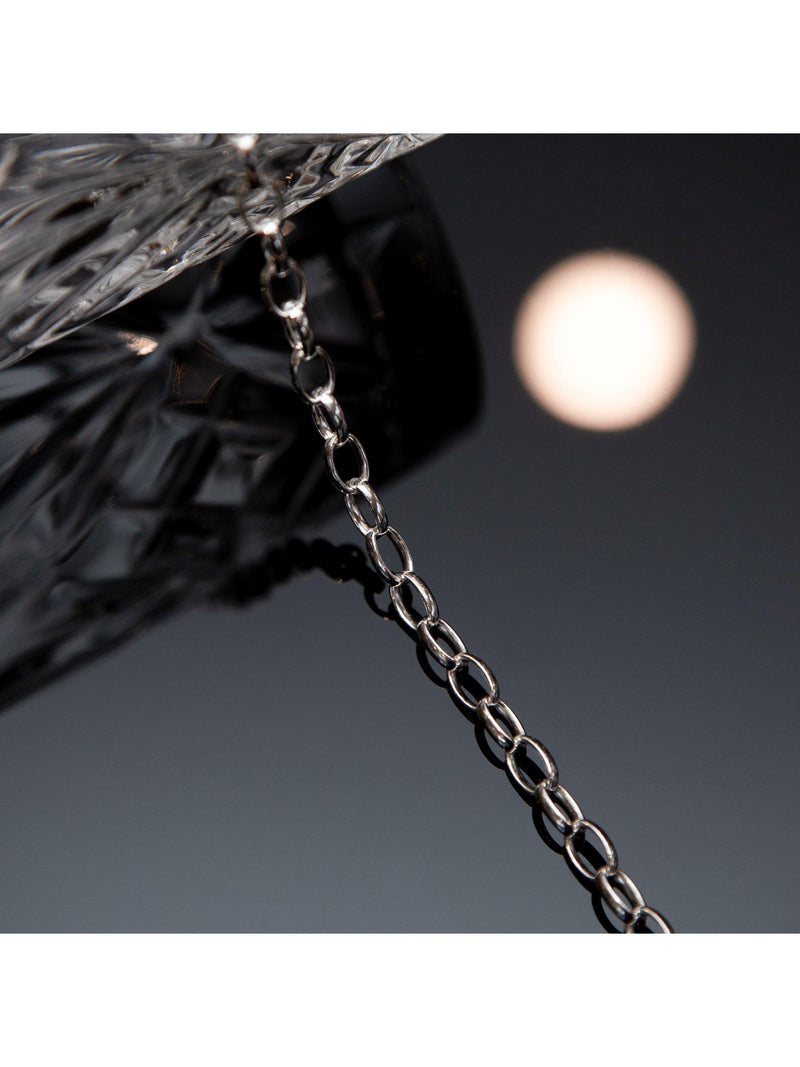 Hoxton London oval belcher chain necklace 5mm 51cm, imported from the UK