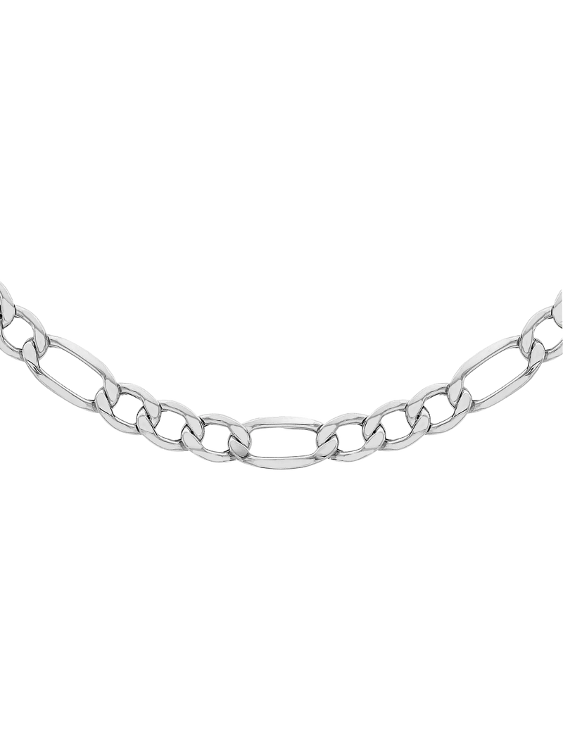 Hoxton London men's figaro chain necklace silver 56cm, UK version