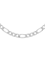 John Lewis Hoxton London Men's Figaro Chain Necklace, Silver- Buy online at McGrocer