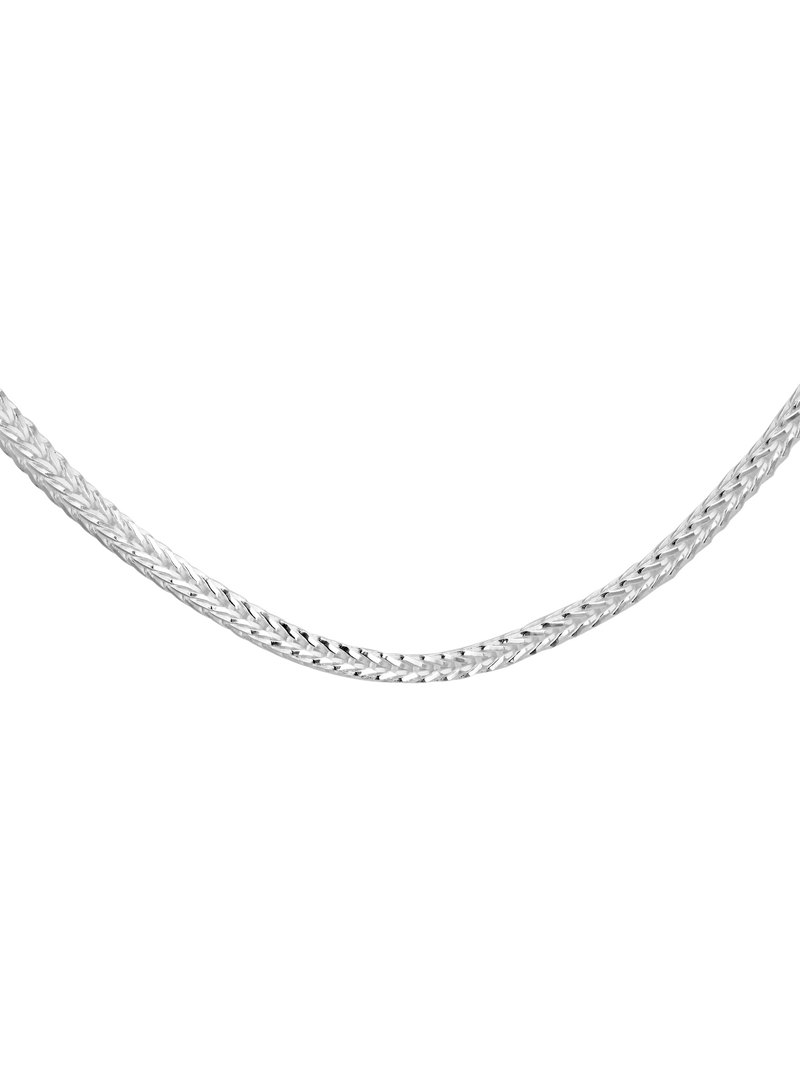 Hoxton London men's square franco chain necklace 56cm - British product