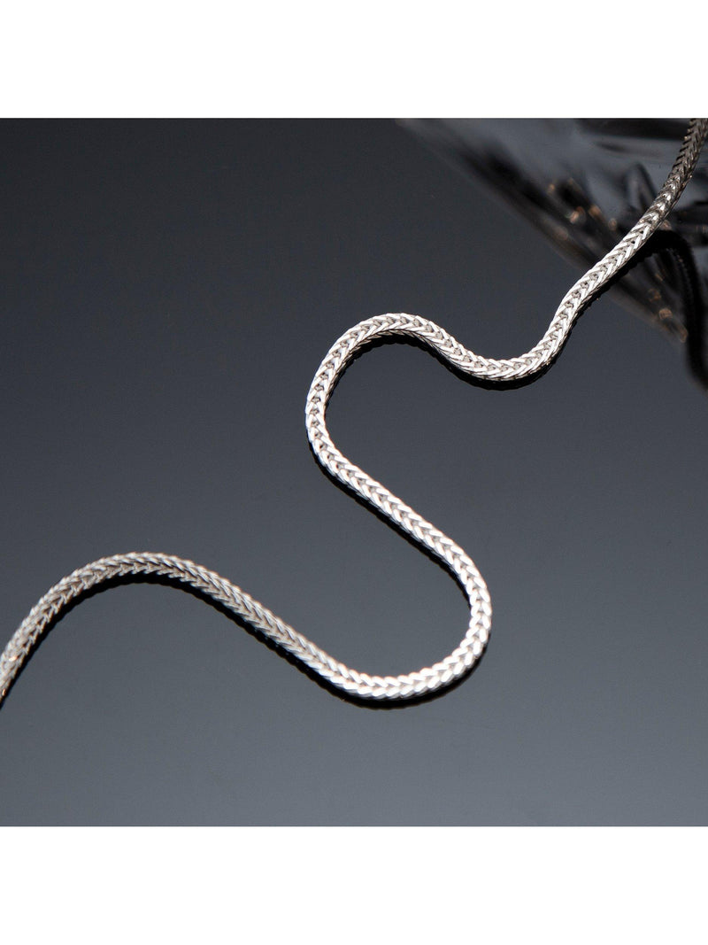 Hoxton London men's square franco chain necklace 56cm - British product