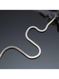 Hoxton London men's square franco chain necklace 56cm - British product