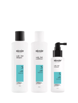 John Lewis Nioxin Pro Clinical Scalp + Hair Thickening System Kit 3 for Coloured or Dry Damaged Hair with Light Thinning- Buy online at McGrocer