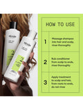 Nioxin hair thickening system trial kit for natural hair (British brand)