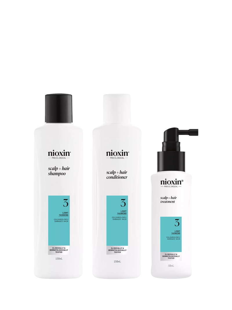 Nioxin hair thickening system 3 trial kit, UK version