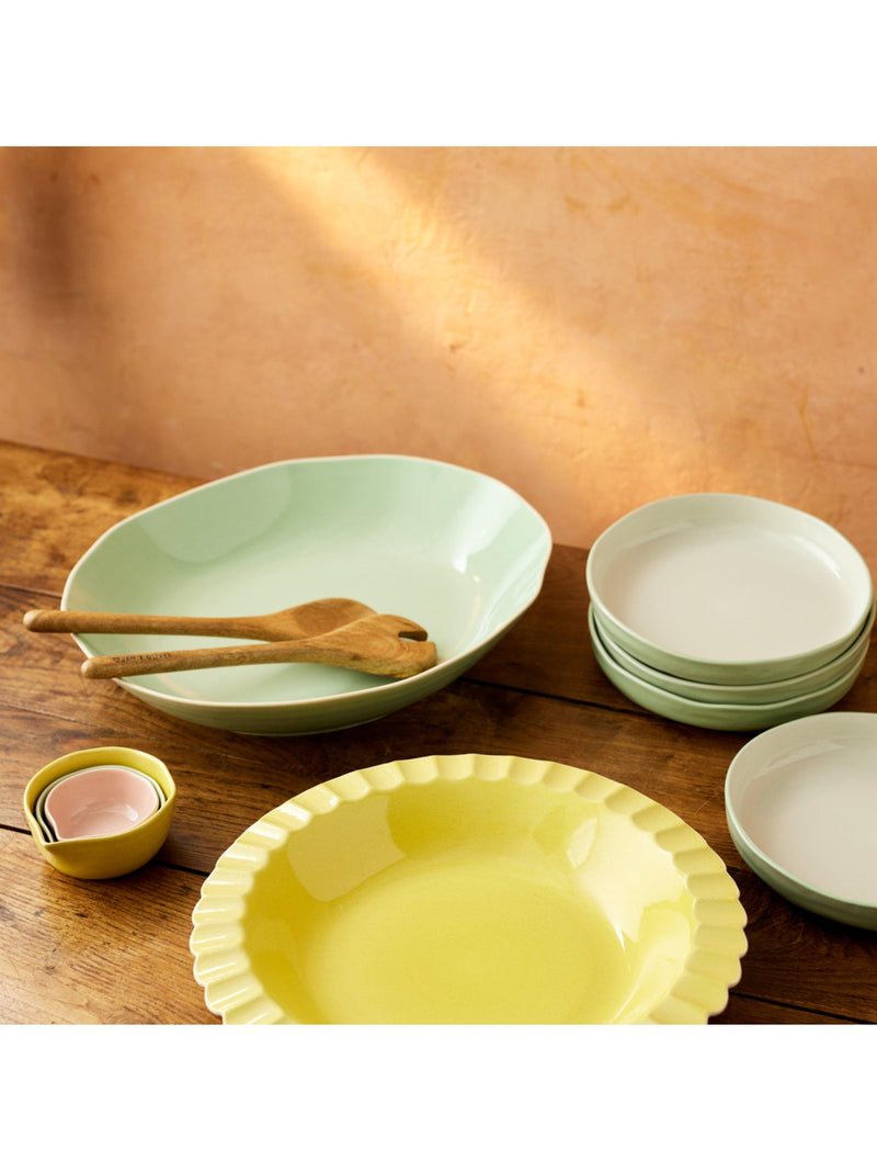 Jamie Oliver stoneware bowl green 39cm (British brand)