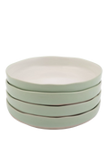 Jamie Oliver stoneware bowl set 22cm in white and green, UK version