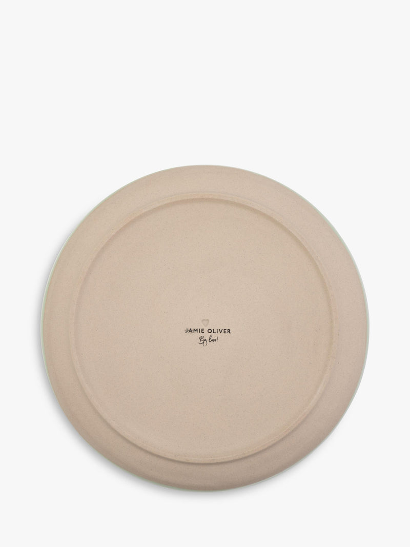 Jamie Oliver stoneware bowl set 22cm in white and green, UK version
