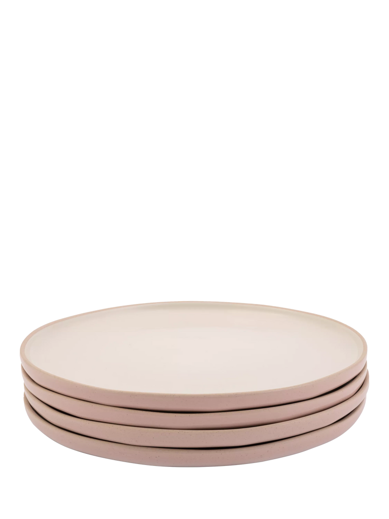 Jamie Oliver dinner plates pink set of 4 27cm - British product