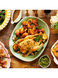 Jamie Oliver stoneware platter oblong green 41cm - British product