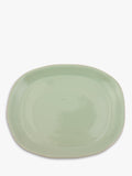 Jamie Oliver stoneware platter oblong green 41cm - British product