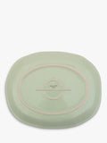 Jamie Oliver stoneware platter oblong green 41cm - British product