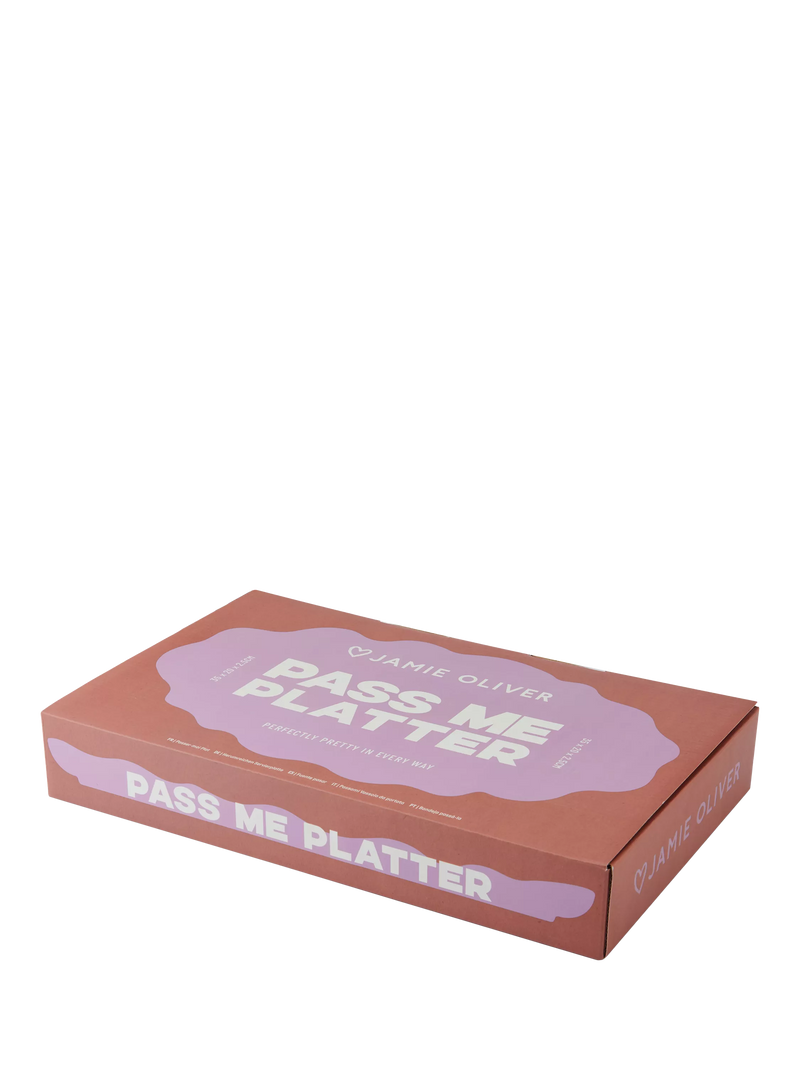 Jamie Oliver stoneware platter pink 35cm, UK version