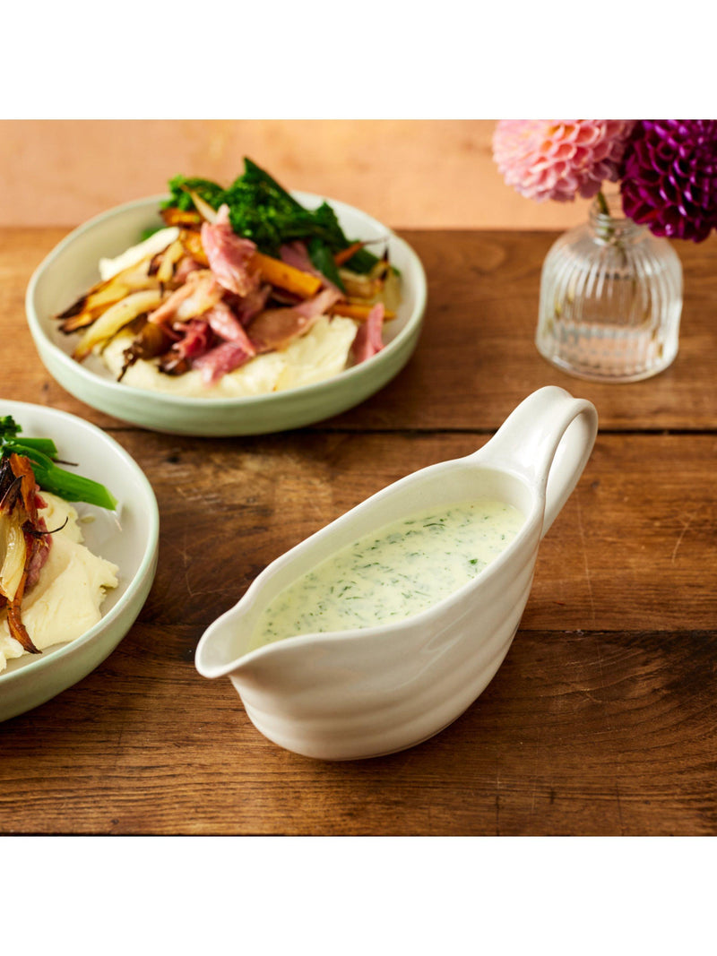 Jamie Oliver stoneware gravy boat 400ml, imported from the UK