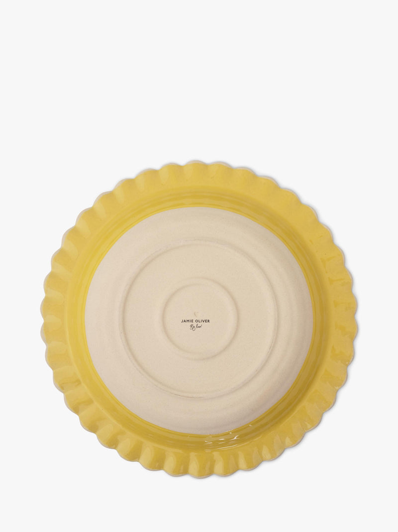 Jamie Oliver yellow stoneware bowl Big Love 34cm, UK version