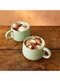 Jamie Oliver Big Love stoneware mug 375ml green, UK version