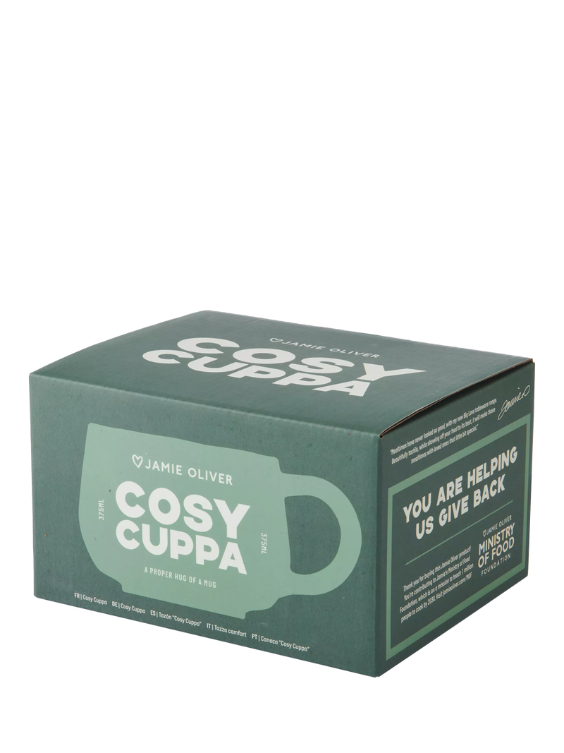 Jamie Oliver Big Love stoneware mug 375ml green, UK version