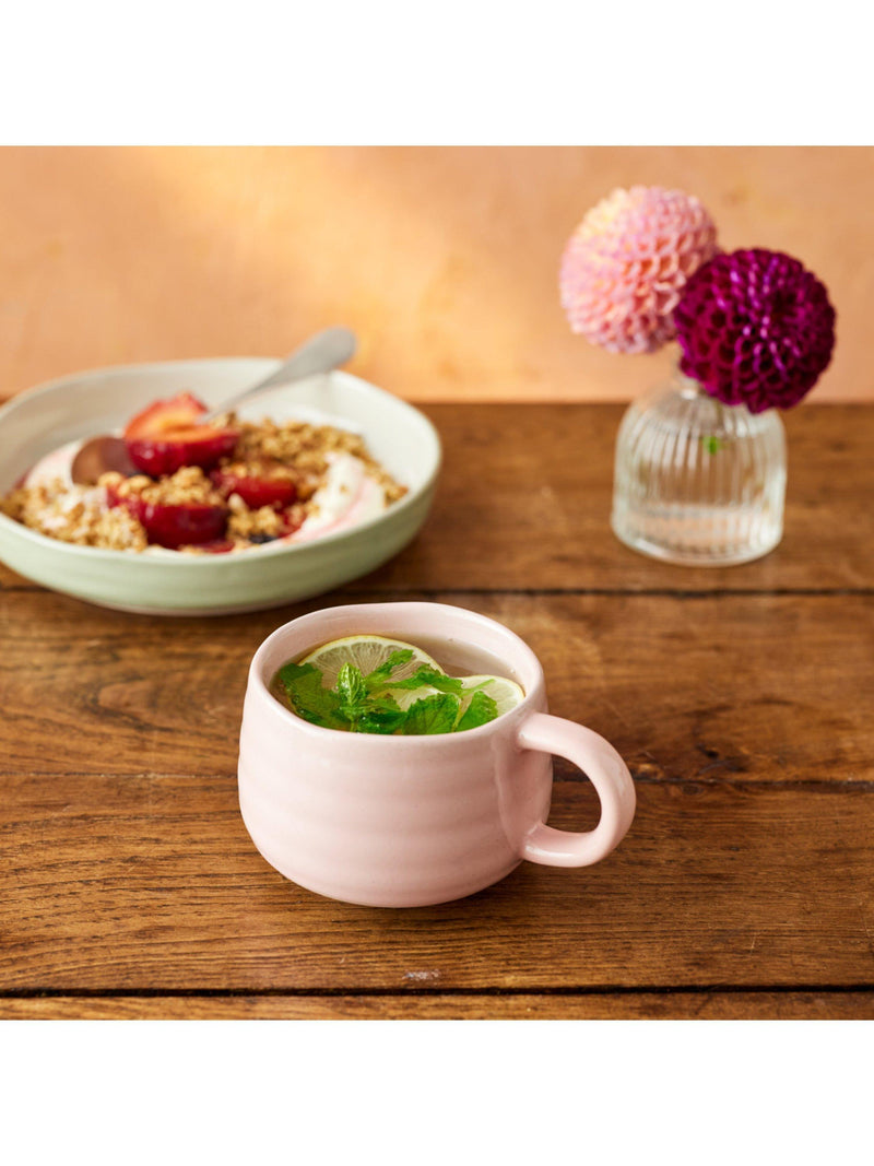 Jamie Oliver mug pink 375ml, imported from the UK