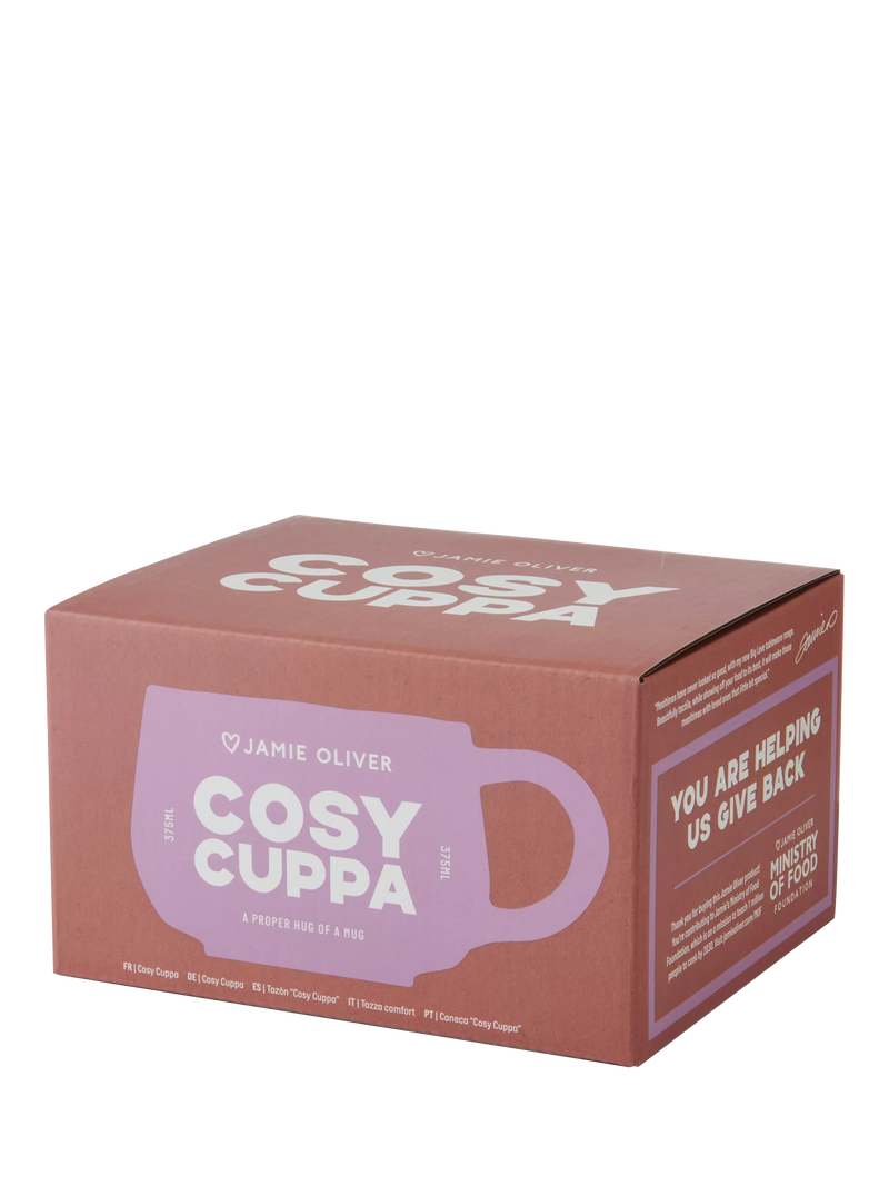Jamie Oliver mug pink 375ml, imported from the UK