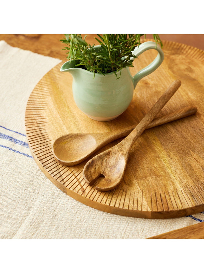 Jamie Oliver mango wood salad servers set of 2 - British product