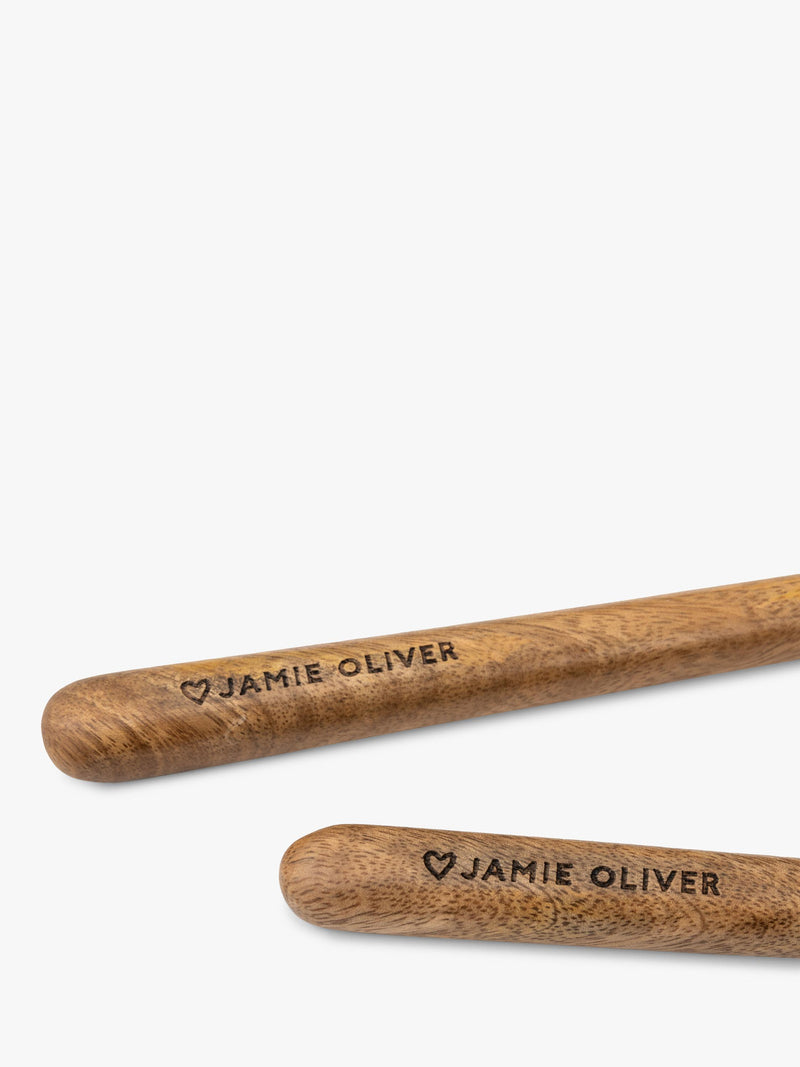 Jamie Oliver mango wood salad servers set of 2 - British product