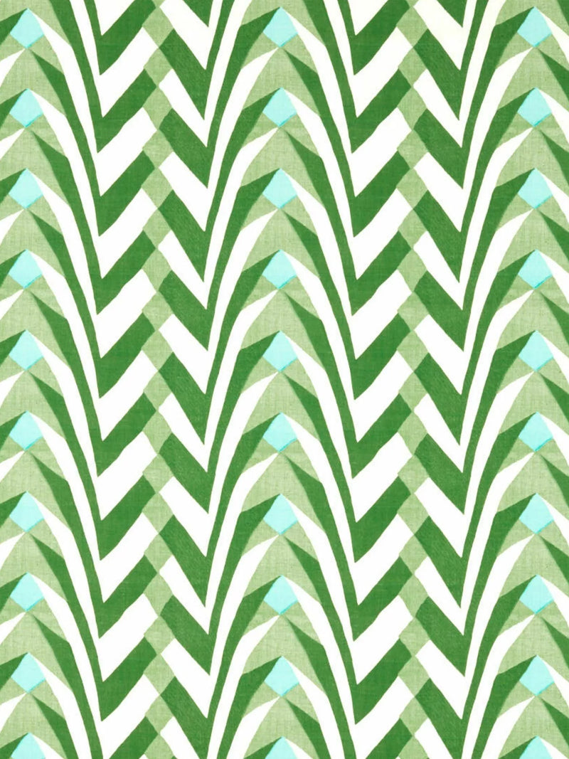 Harlequin Klimt Furnishing Fabric, Kelly/Aqua